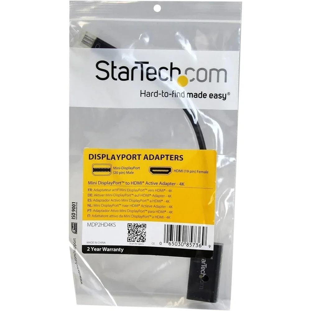 StarTech.com Mini DisplayPort to HDMI Active Adapter